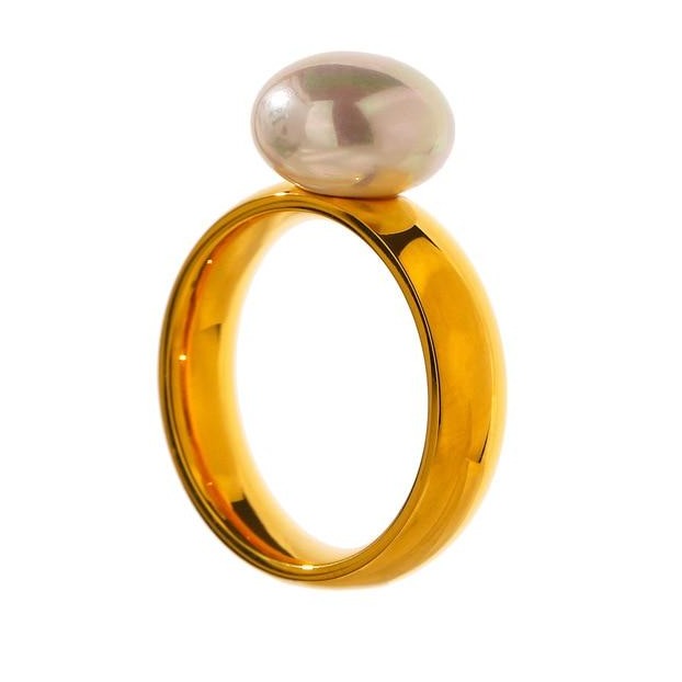 Elegant Shell Pearl Ring